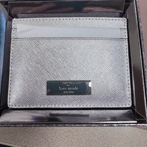 Kate Spade New York Kenzie Metallic Card Holder-NWT